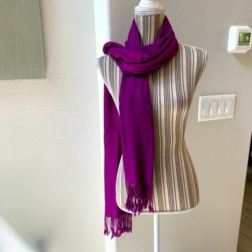 Vibrant Purple Scarf